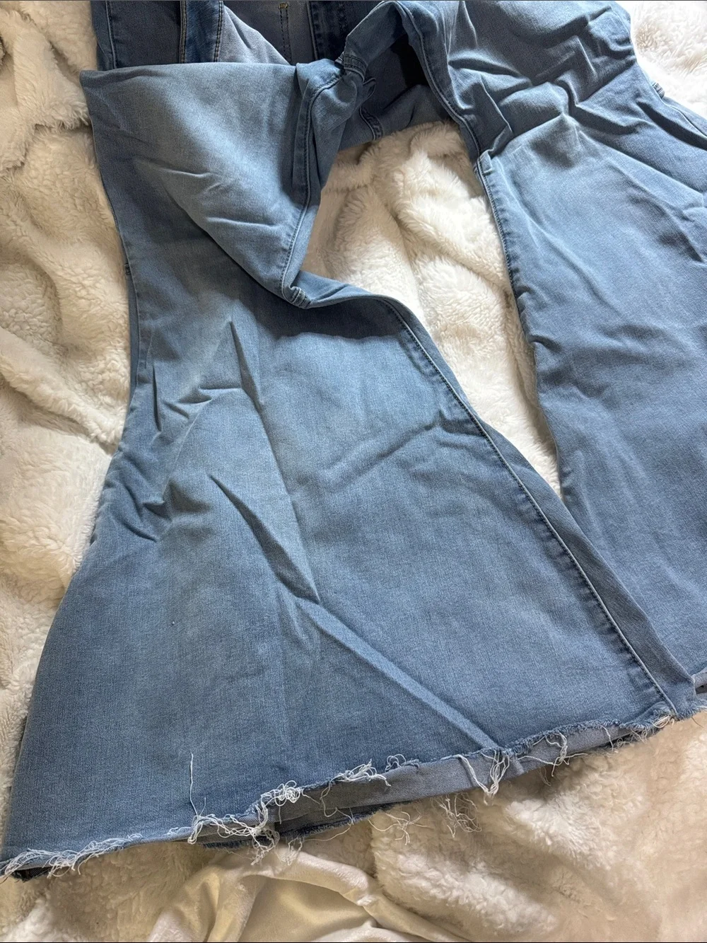 Free People Light Blue Bootcut Flare Jeans